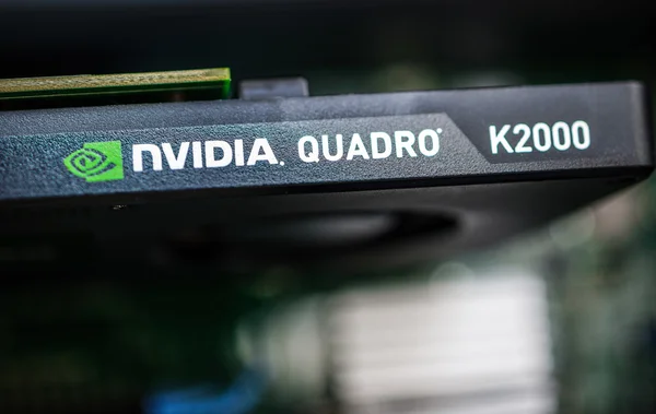 NVIDIA Quadro profesyonel ekran kartı — Stok fotoğraf