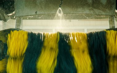 Yüksek basınçlı Oto yıkama büyük fırça ile 