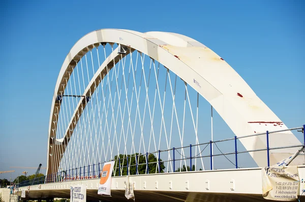 Almanya ve Fransa arasında köprü inşaatı — Stok fotoğraf