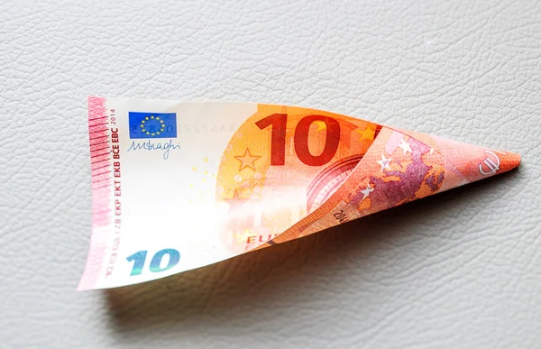 Ten Euro paper currency — Stock Photo, Image