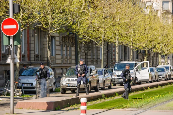 Απριλίου διαμαρτυρίας για εργασιακές μεταρρυθμίσεις στη Γαλλία — Φωτογραφία Αρχείου