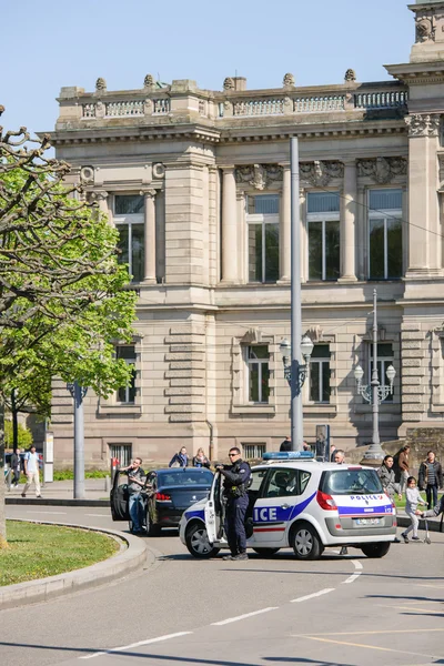 Protesta de abril contra las reformas laborales en Francia — Foto de Stock