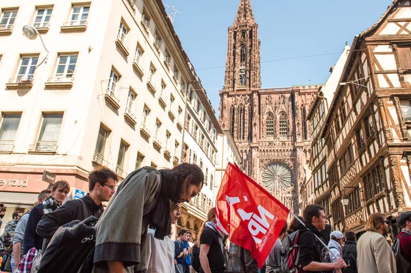 April protest against Labour reforms in France — Stock Photo, Image