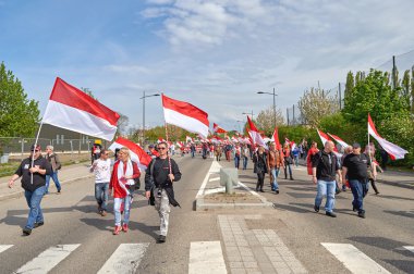 Füzyon Lorraine ve Champa Alsace bölgesinin karşı protesto
