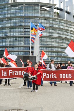 Füzyon Lorraine ve Champa Alsace bölgesinin karşı protesto