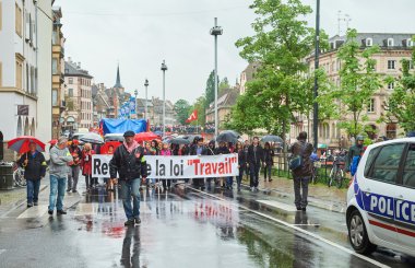 May protest against France labour reforms