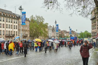 Strasbourg transportation paralyzed during protest