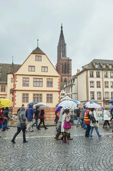 Transporte de Estrasburgo paralizado durante la protesta —  Fotos de Stock