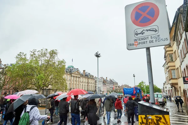 May protest against France labour reforms — Stock Photo, Image