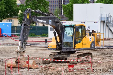Volvo excavato önden görünümü