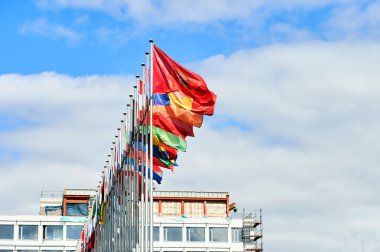 Avrupa Konseyi tüm üye bayrakları