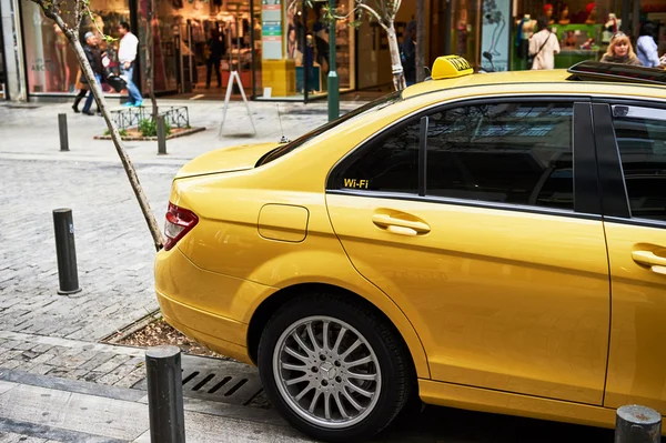 Taxi con Wi-Fi — Foto Stock