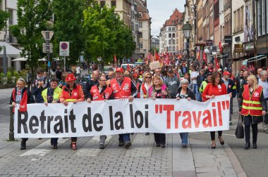 Strazburg'da karşı iş hukuku Mart