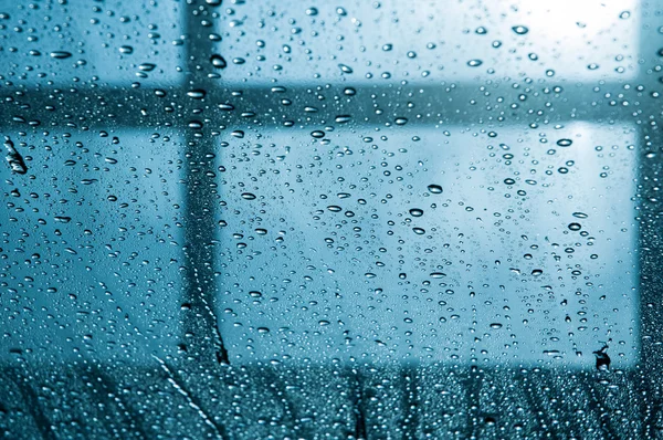 Gotas Agua Parabrisas Lavado Del Coche —  Fotos de Stock