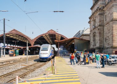 Operatör Strike - Barbekü yapma protestocu SNCF Fransız demiryolu