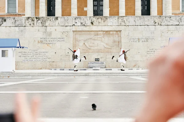 Τέλειο το συντονισμό των κινήσεων κατά την αλλαγή της η — Φωτογραφία Αρχείου