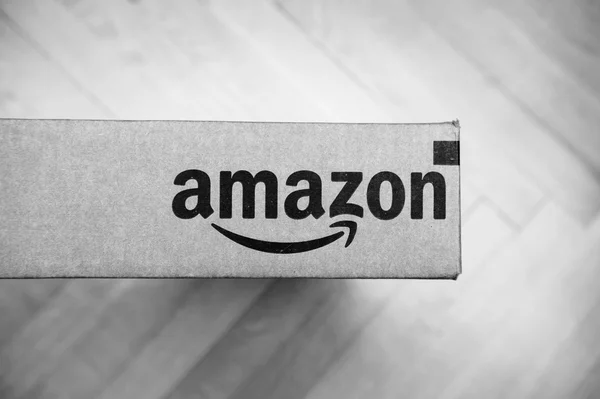 Amazon Box visto de cima — Fotografia de Stock