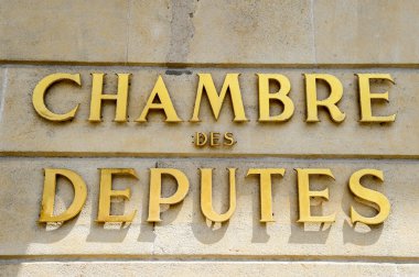 Chamber of Deputies signage clipart