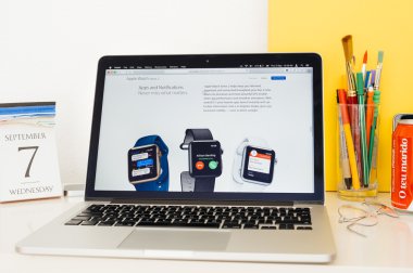 App bir bildirimleri vitrine Apple bilgisayarlar Web sitesi