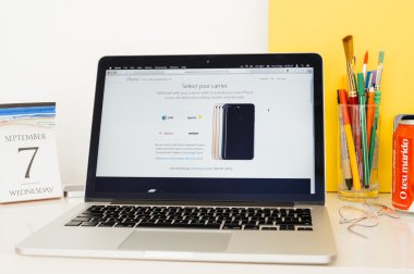 Taşıyıcılar iphone 7 için vitrine Apple bilgisayarlar Web sitesi