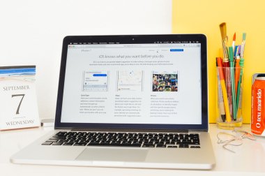 IOS 10 vitrine Apple bilgisayarlar Web sitesi