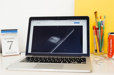 Yeni A10 füzyon çip vitrine Apple bilgisayarlar Web sitesi