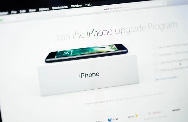 Upgrade iPhone-programma — Stockfoto