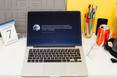 Apple bilgisayarlar Web sitesi tanıtımları