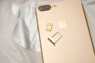 iphone 7 plus çift kamera unboxing inser Sim Kart modülü