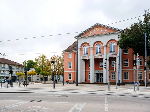 Rathaus of Kehl city hall building on a fall day — Stock Photo, Image