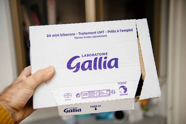 Nueva fórmula infantil Gallia para bebés Premium Galliagest —  Fotos de Stock