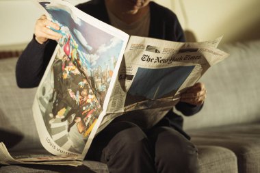 Amerika Birleşik Devletleri 'nin 46. Başkanı olarak Joe Biden' ın açılış manşetleri New York Times