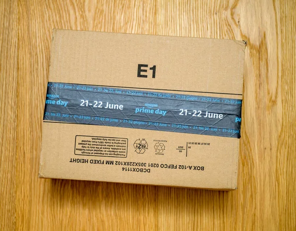 Parcel Amazon Prime Day em 21-22 de junho maior evento de comércio eletrônico em todo o mundo — Fotografia de Stock