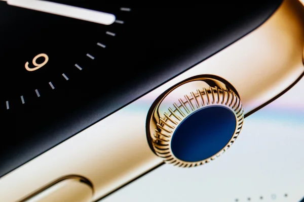 Apple horloge Edition announcedd op de website van Apple — Stockfoto