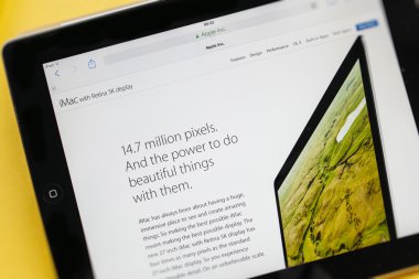 Yeni Apple bilgisayarlar ürün başlayan - imac 5k