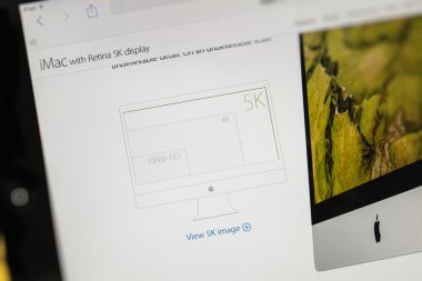 Yeni Apple bilgisayarlar ürün başlayan - imac 5k