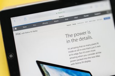 Yeni Apple bilgisayarlar ürün başlayan - imac 5k