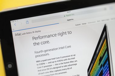Yeni Apple bilgisayarlar ürün başlayan - imac 5k