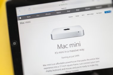 Yeni Apple bilgisayarlar ürün başlayan - Apple Mac Mini