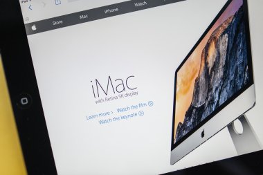 Yeni Apple bilgisayarlar ürün başlayan - imac 5k