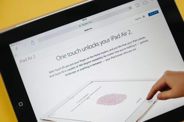 Novo produto Apple Computers laucnhed - iPad Air 2 — Fotografia de Stock