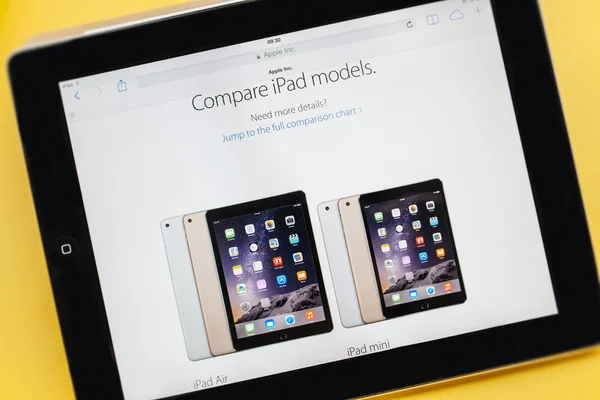 Nuevo producto Apple Computers laucnhed - iPad Air 2 — Foto de Stock