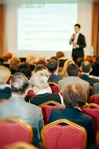 İş konferans konuşmacı ve izleyici ile