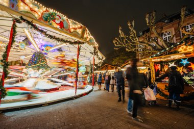 Avrupa - Strasbourg, Alsace, Fran en eski Noel pazarı