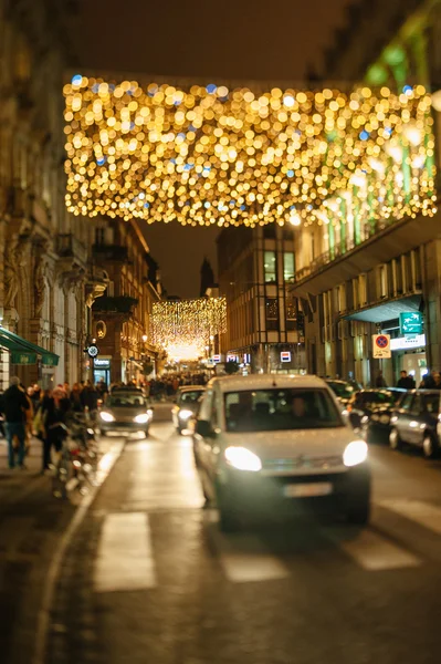 Nejstarší vánoční trh v Evropě - Štrasburk, Alsasko, Fran — Stock fotografie