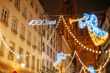 Avrupa - Strasbourg, Alsace, Fran en eski Noel pazarı