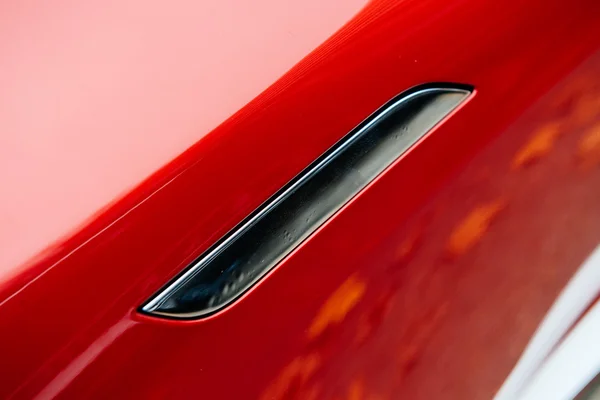 Tesla Model S нулевые выбросы электромобилей — стоковое фото