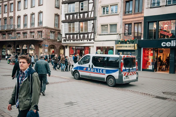 Massenkundgebung zur Einheit nach den jüngsten Terroranschlägen in Straßburg — Stockfoto