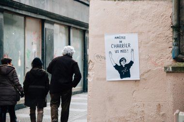 Kitle birlik ralli düzenlenen son terörist takip Strazburg'da bir