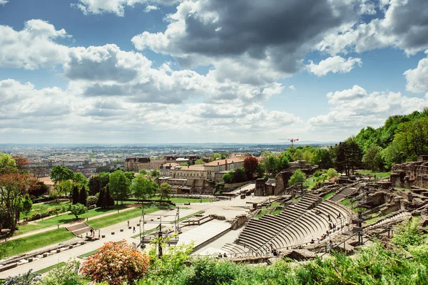 Roman Amphitheatre, Lyon, Frankrike – stockfoto